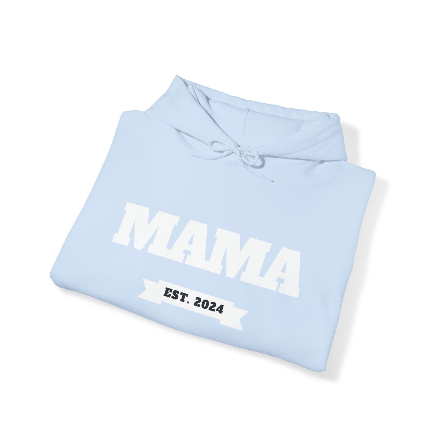 MAMA EST. 2024 Heavy Blend™ Hooded Sweatshirt