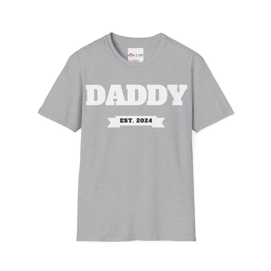 DADDY EST. 2024 Soft style T-Shirt