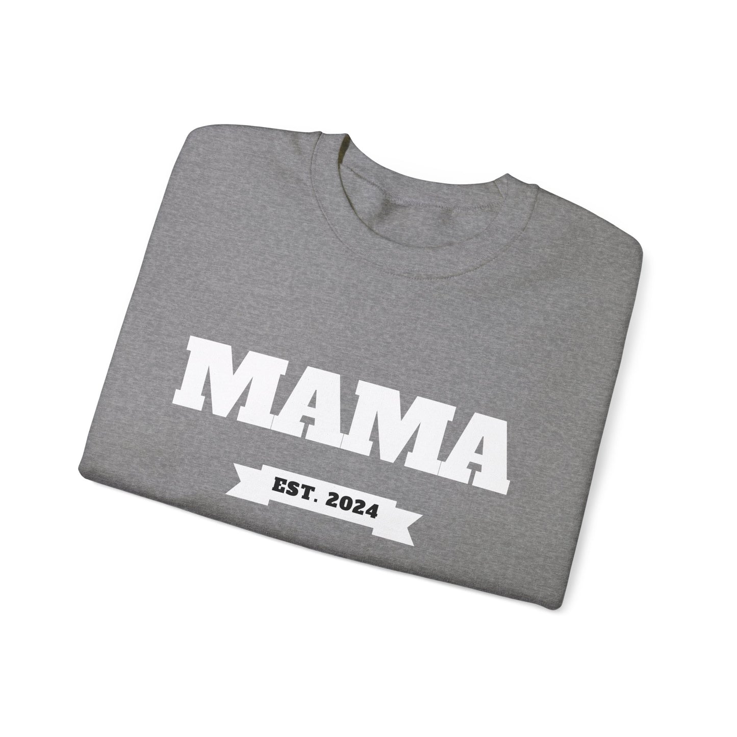 MAMA EST. 2024 Heavy Blend™ Crewneck Sweatshirt