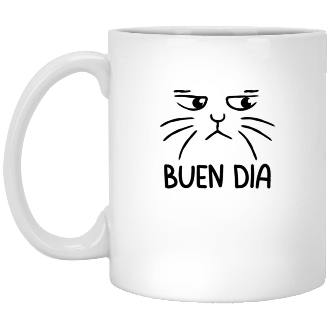 Buen Dia Cat face Whiskers(Spanish)11oz