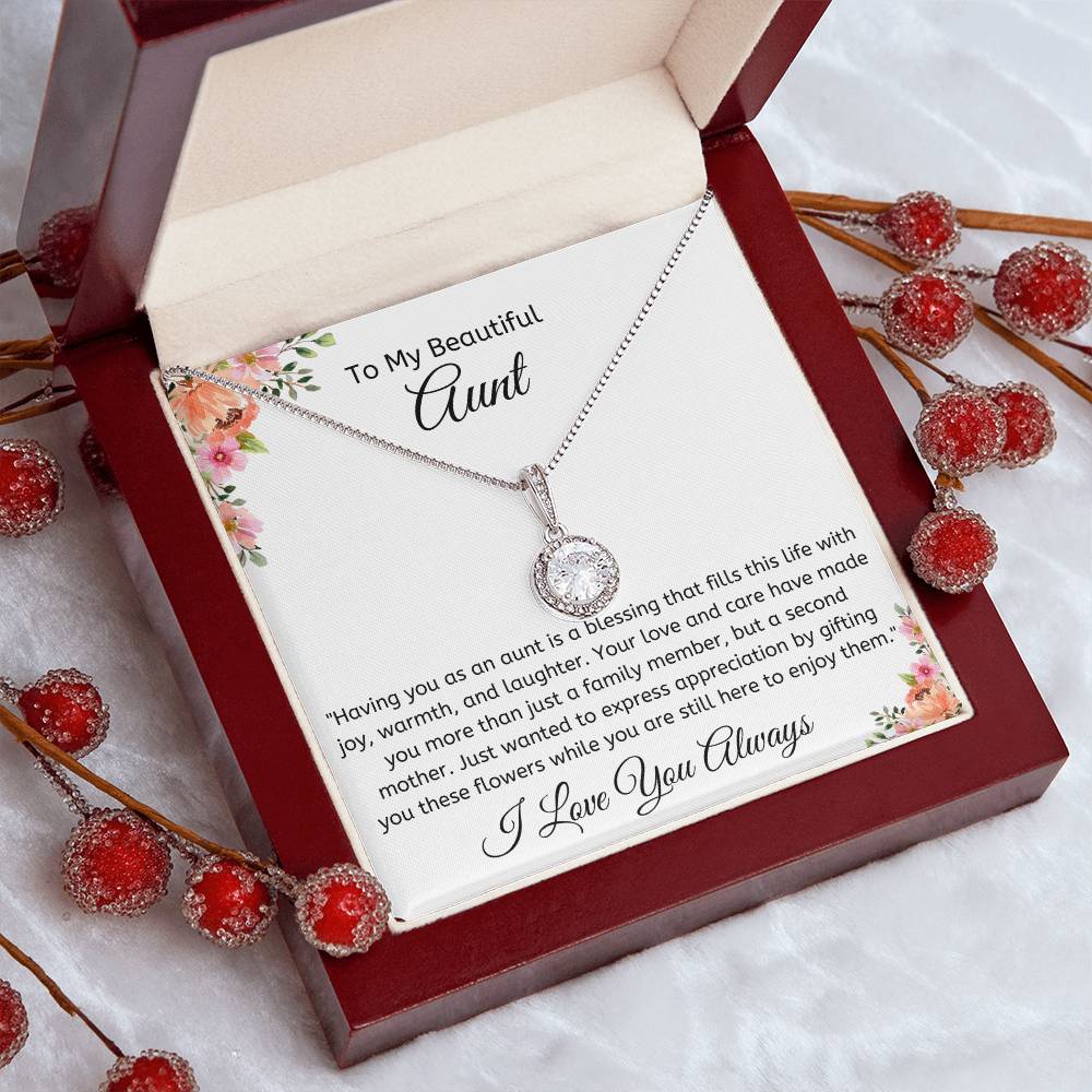 Eternal Hope Necklace- From Niece/Nephew, For Aunt-Any Occasion Gifts