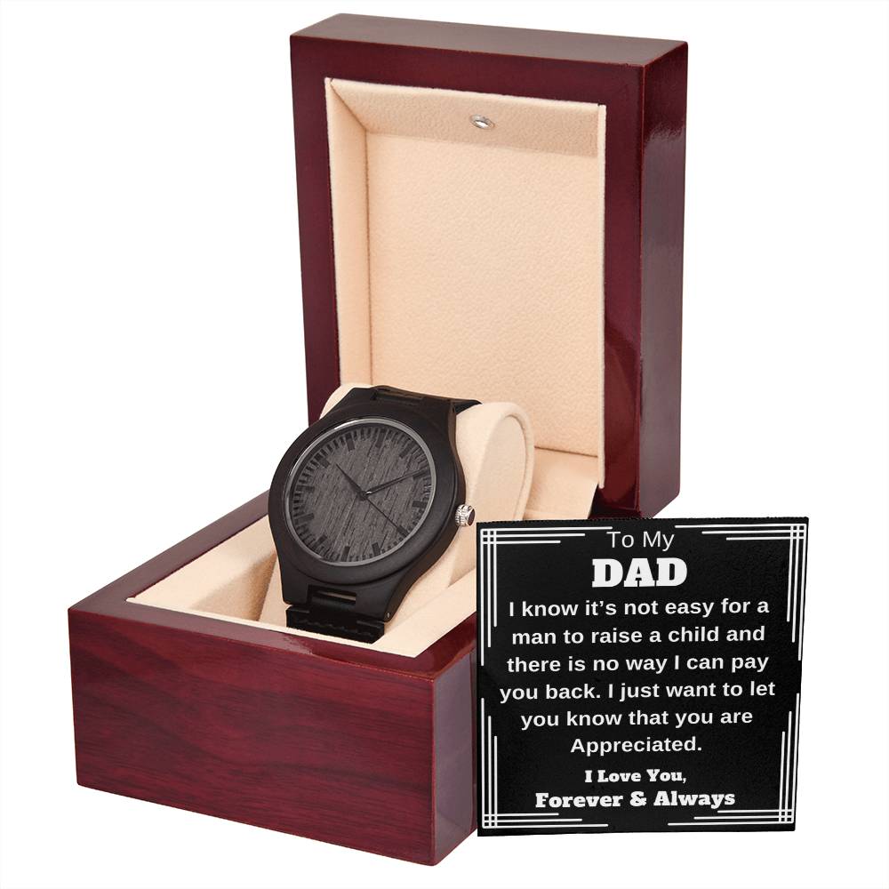 To My Dad Wooden Watch Any Occasion Gifts
