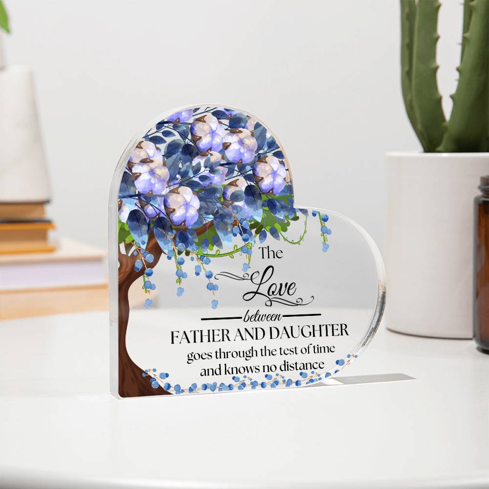 Father Daughter Acrylic Plaque Any Occasion Gifts