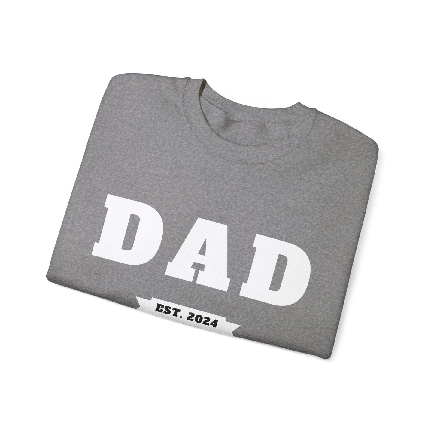 DAD EST. 2024 Heavy Blend™ Crewneck Sweatshirt