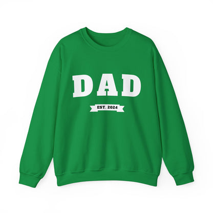 DAD EST. 2024 Heavy Blend™ Crewneck Sweatshirt