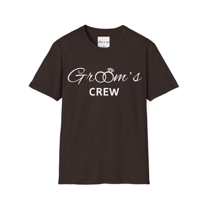 Groom's Crew Soft style T-Shirt