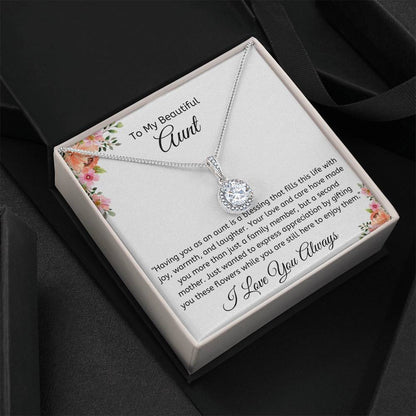 Eternal Hope Necklace- From Niece/Nephew, For Aunt-Any Occasion Gifts