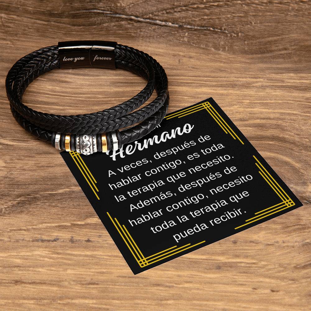 Para Mi Hermano Pulsera "Te Amo Siempre" para Hombres  Regalos para cualquier ocasión