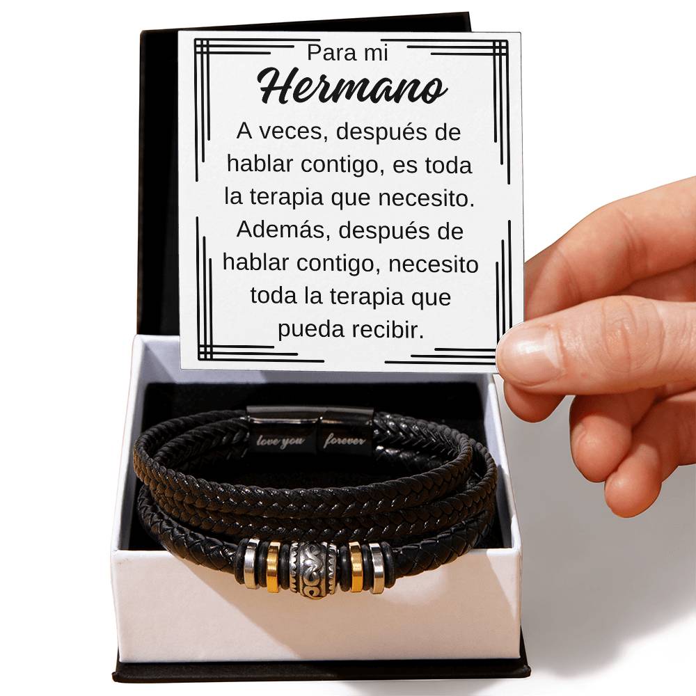 Para Mi Hermano Pulsera "Te Amo Siempre" para Hombres  Regalos para cualquier ocasión