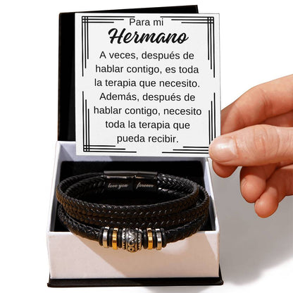 Para Mi Hermano Pulsera "Te Amo Siempre" para Hombres  Regalos para cualquier ocasión
