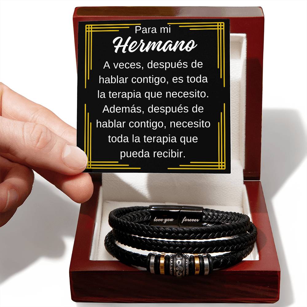 Para Mi Hermano Pulsera "Te Amo Siempre" para Hombres  Regalos para cualquier ocasión